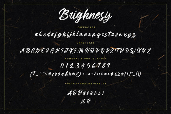 Brighnesy Font - Preview 6