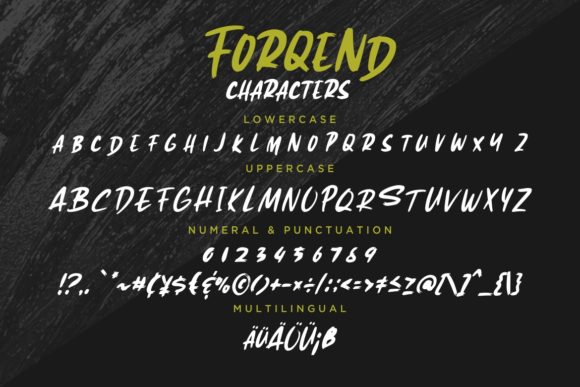 Forqend Font - Preview 6