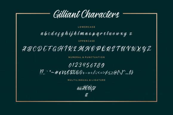 Gilliant Font - Preview 6
