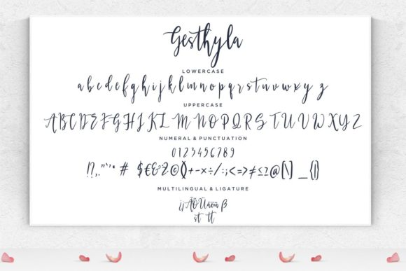 Gesthyla Font - Preview 6