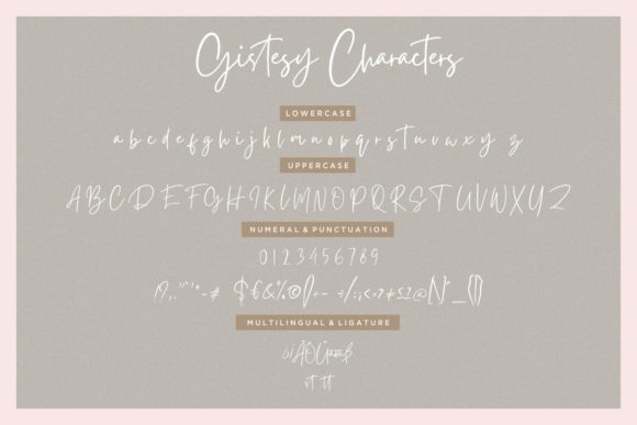 Gistesy Font - Preview 6