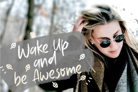 Lazy Jumps Font PNG with transparent background - Preview 5
