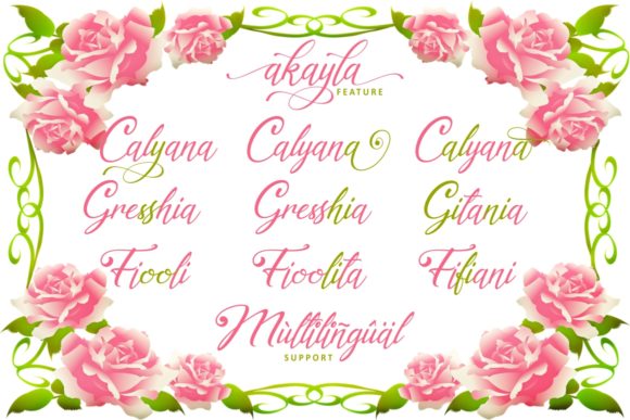 Akayla Font - Preview 6