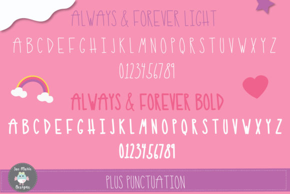 Always and Forever Font - Preview 3