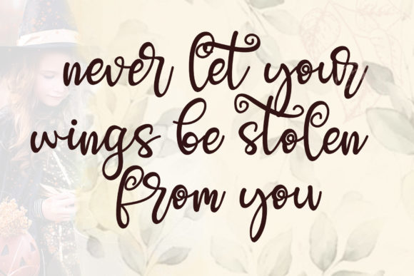 Angel Maleficent Font - Preview 1