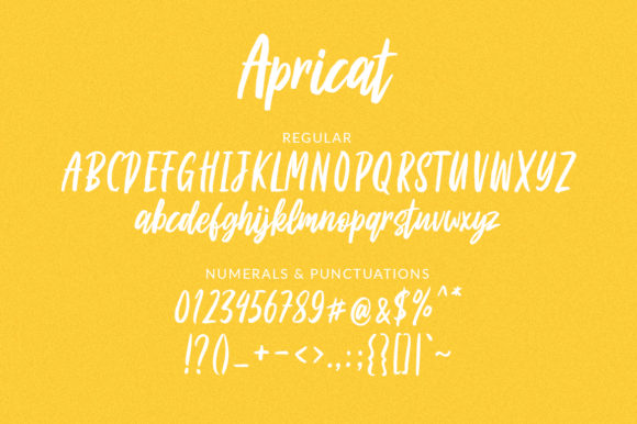 Apricat Font - Preview 5