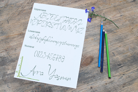 Arra Yasmine Font - Preview 3