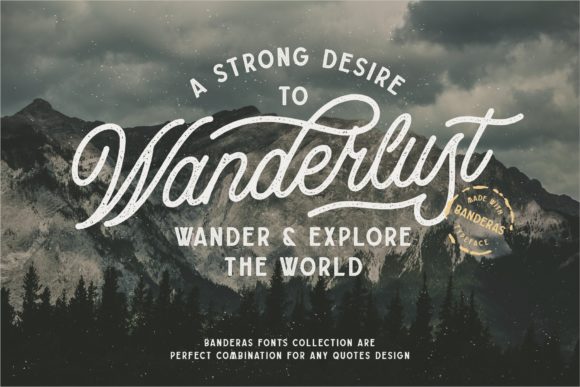 Banderas Font - Preview 6