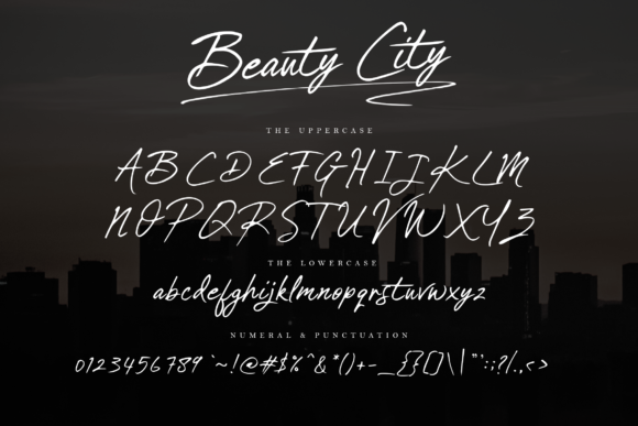 Beauty City Font - Preview 5