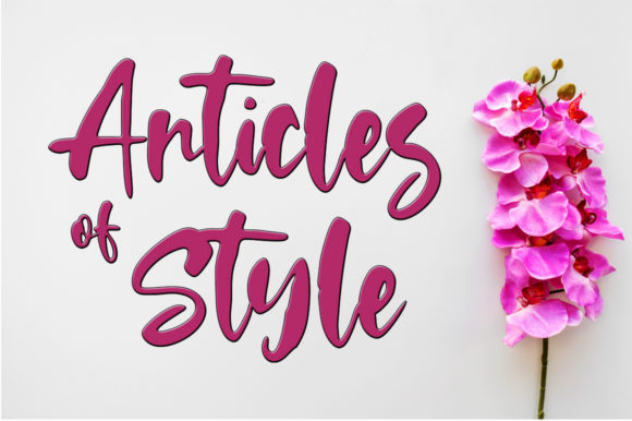 Beauty in Red Font - Preview 2