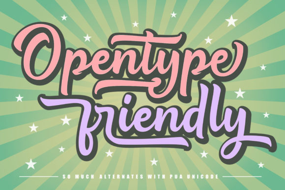 Being Strong Font - Preview 3