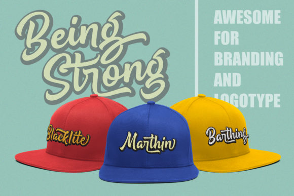 Being Strong Font - Preview 6