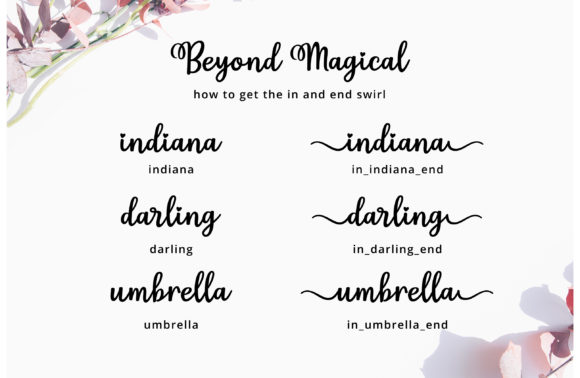 Beyond Magical Font - Preview 3