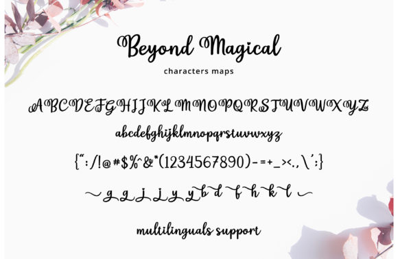 Beyond Magical Font - Preview 4