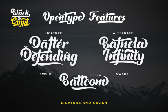 Blackcrypt Font - Preview 2