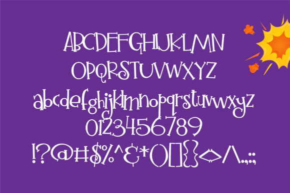 Bomb Bastic Font - Preview 1
