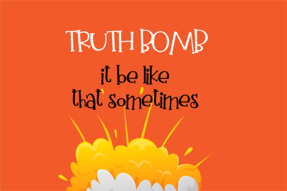 Bomb Bastic Font - Preview 4