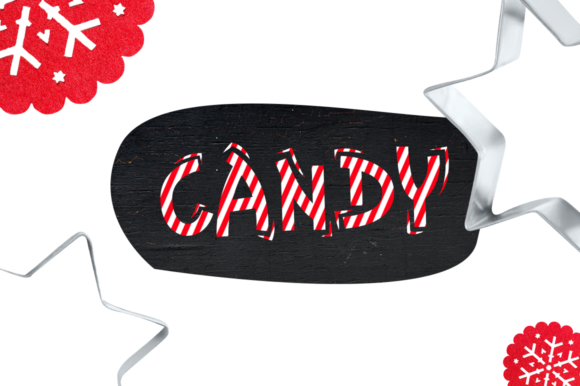 Christmas Candy Font - Preview 3