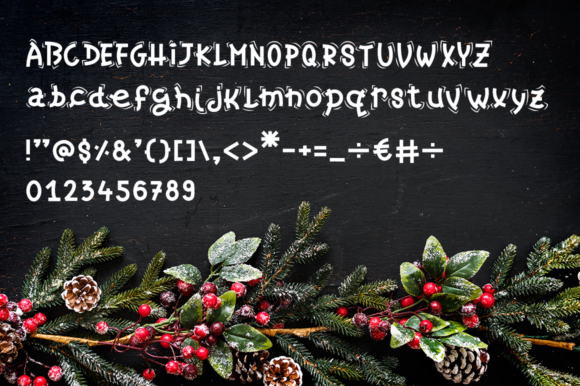 Christmas Candy Font - Preview 5