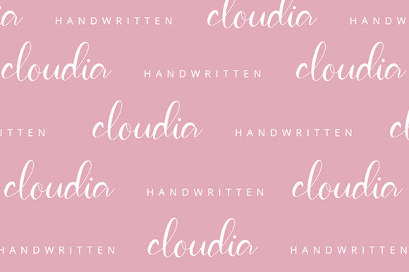 Cloudia Font - Preview 3