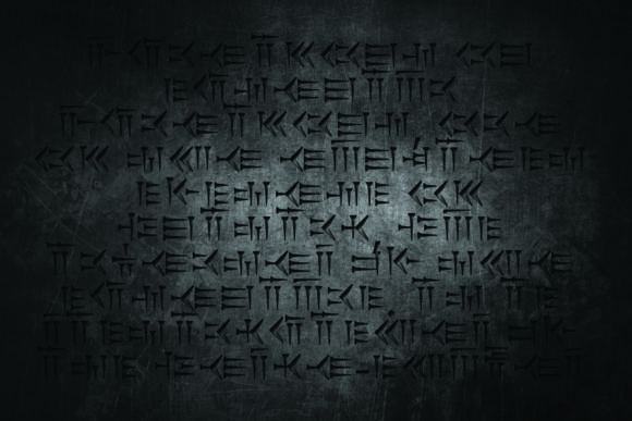 Cuneiform Font - Preview 3