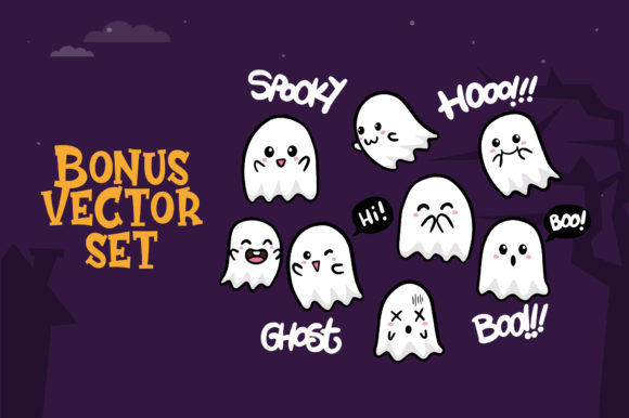 Cute Ghost Font - Preview 4