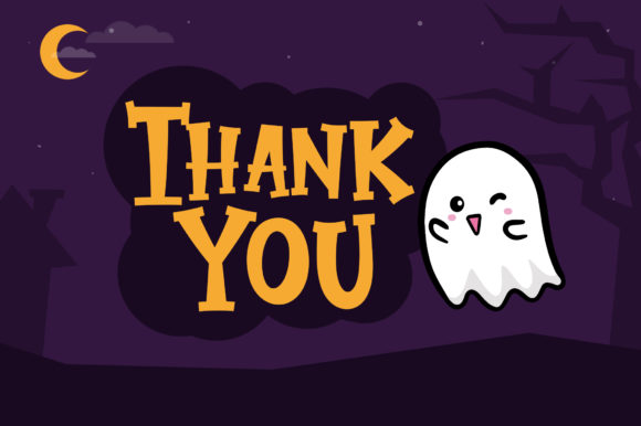 Cute Ghost Font - Preview 6