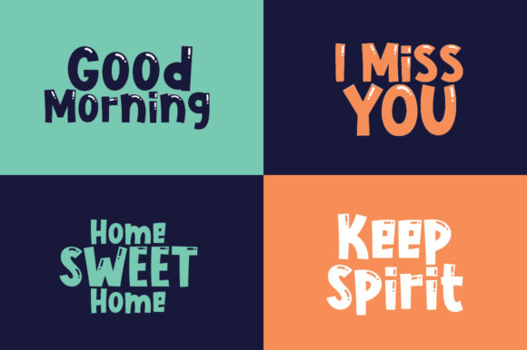 Cute Jellyfish Font - Preview 4