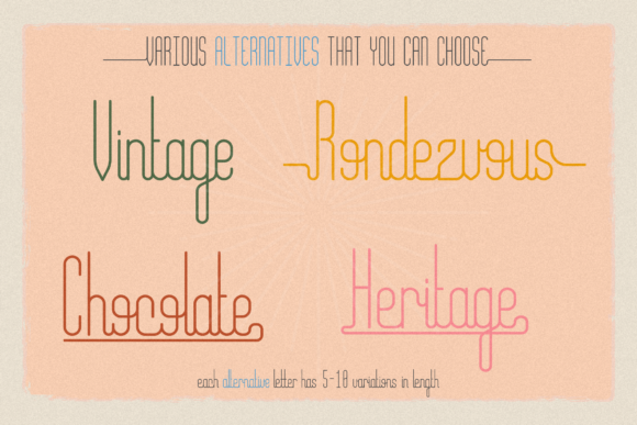 Dandeline Font - Preview 1