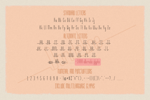 Dandeline Font - Preview 6