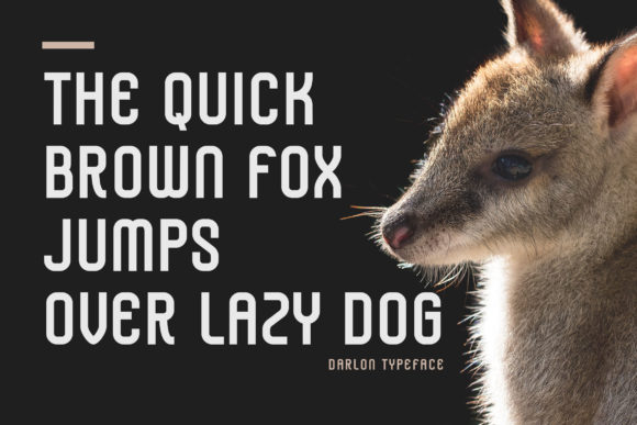 Darlon Font - Preview 1