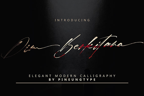 Dim Berkitana Font - Preview 3