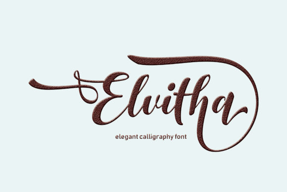 Elvitha Font - Preview 1