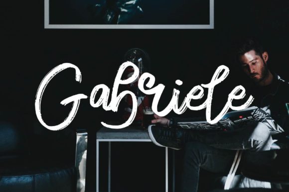 Emargo Font PNG with transparent background - Preview 1