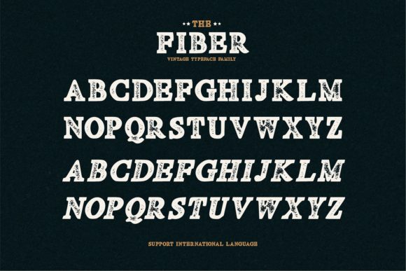 Fiber Font - Preview 4