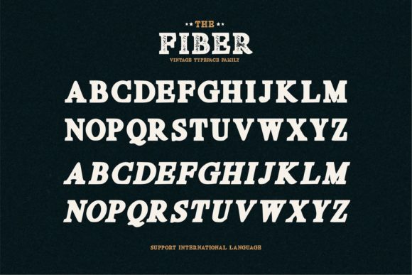 Fiber Font - Preview 5
