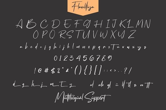 Flavellya Font - Preview 6