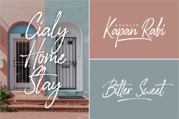 Glossy Night Font PNG with transparent background - Preview 4