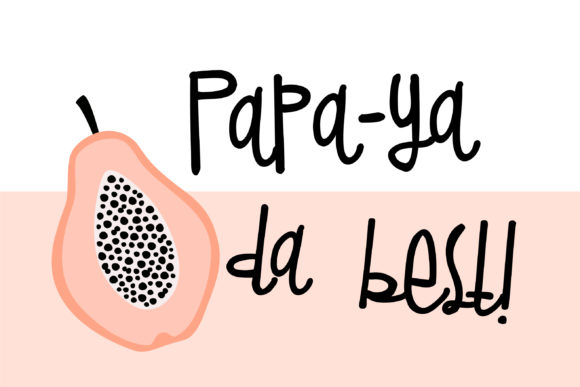 Golden Malarkey Font PNG with transparent background - Preview 1
