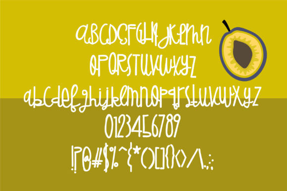 Golden Malarkey Font PNG with transparent background - Preview 2