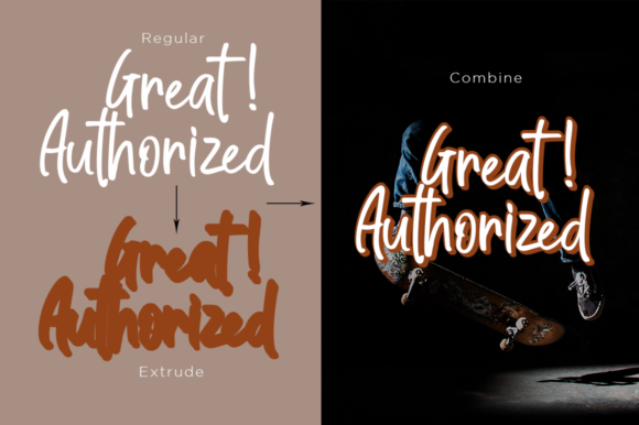 Great Authorized Font - Preview 4