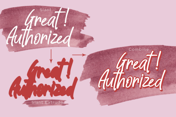 Great Authorized Font - Preview 5