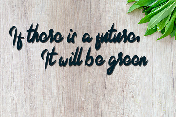 Green Teratai Font - Preview 1