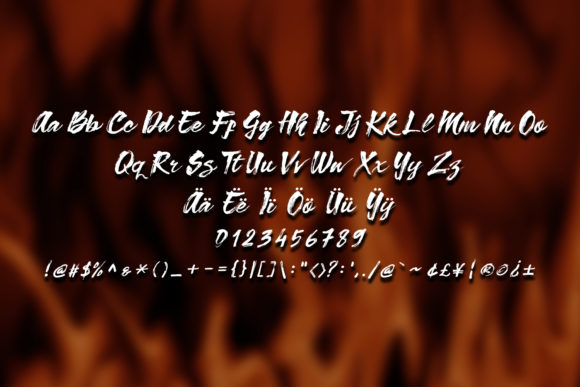Hardy Blow Font - Preview 1