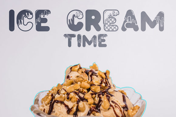 Ice Cream Font - Preview 4