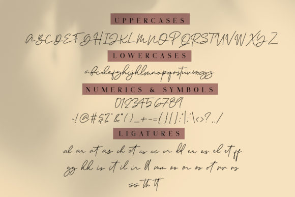 Janethville Font PNG with transparent background - Preview 6