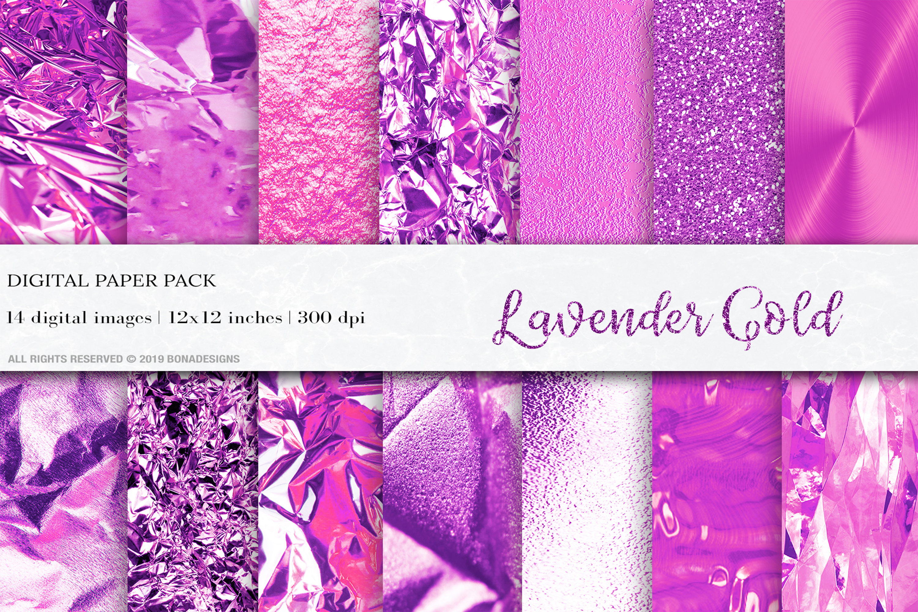 Lavender Digital Papers Graphic by BonaDesigns · Creative Fabrica