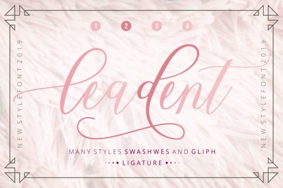 Leadent Script Script & Handwritten Font By Musafir LAB