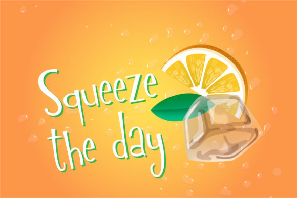 Lemon Drop Font PNG with transparent background - Preview 3