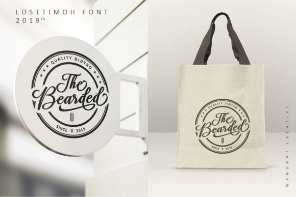 Losttimoh Font PNG with transparent background - Preview 2